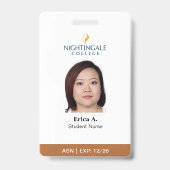 Infirmière ASN Badge (Arrière)