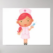 Infirmière Avec Poster D'Aiguille (Devant)