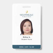Infirmière BSN Badge (Dos)