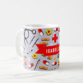 Infirmière café Mug (Devant gauche)