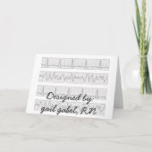 Infirmière Carte de remerciements d'instructeur cl (Dos)