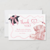 Infirmière Carte de remerciements plat (Devant)