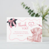 Infirmière Carte de remerciements plat (Debout devant)