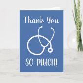 Infirmière carte de remerciements stéthoscope (Devant)