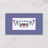 Infirmière Carte de visite (Dos)