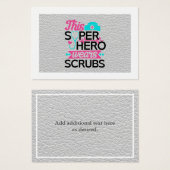 Infirmière - Ce Superhéros Porte Des Écrans - Ajou (Devant & derrière)