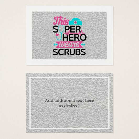 Infirmière - Ce Superhéros Porte Des Écrans - Ajou (Devant & derrière)