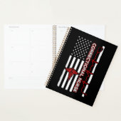 Infirmière correctionnelle USA Drapeau Infirmière (Devant avec enveloppe)