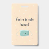 Infirmière Cute Kawaii Infirmière Badge Médicale p (Arrière)