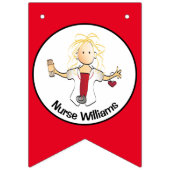 Infirmière de la RN LPA CNA Bannière pour elle (Premier drapeau)