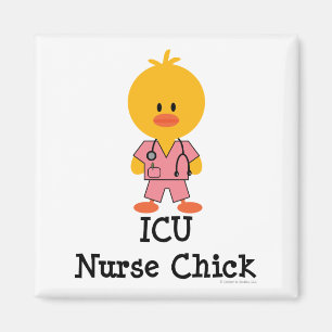 Infirmière de l'ICU - Magnet de poussins