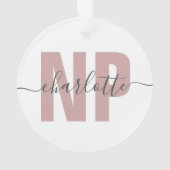 Infirmière de NP personnalisée Praticien Diplôme C (dos)