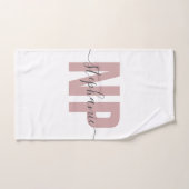 Infirmière de NP personnalisée Praticien Diplôme C (Serviette à main)