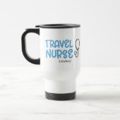 Infirmière de voyage personnalisée Mug (Gauche)