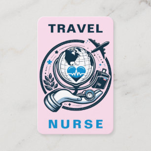 Infirmière de voyage RN, LVN, LPN, Carte de visite