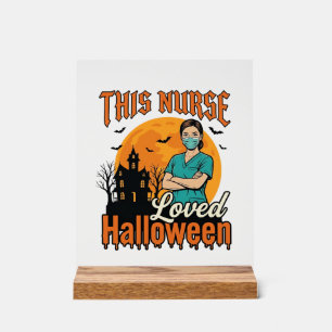 Infirmière d'Halloween Aimait Halloween Vintage Ép