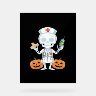 Infirmière d'Halloween Squelette drôle Plaisanteri