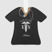 Infirmière Diplôme Médicale Uniforme Nom personnal (dos)