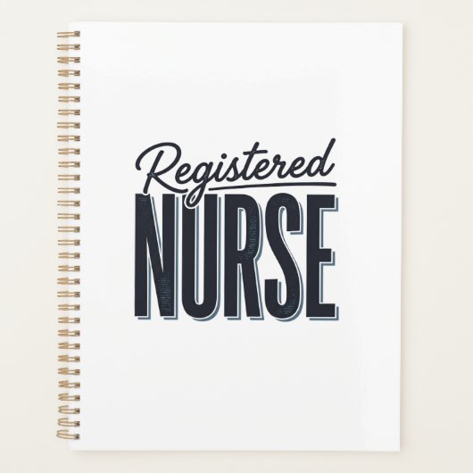 Infirmière diplômée Script Typographie Vector Desi (Devant)