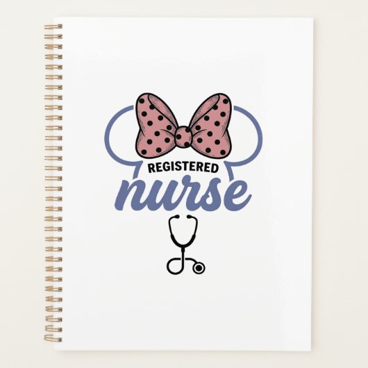 Infirmière diplômée Stéthoscope à ruban Graphique (Devant)