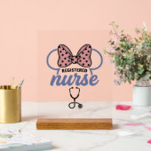 Infirmière diplômée stéthoscope à ruban graphique (Mariage)