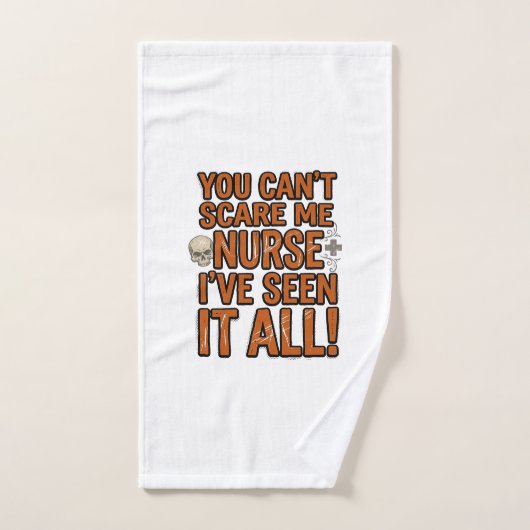 Infirmière drôle a tout vu conception Halloween vi (Serviette à main)