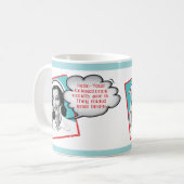 Infirmière drôle sur la tasse de téléphone (Devant gauche)