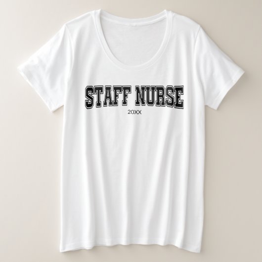 Infirmière du personnel customisé tshirt graphique (Design devant)
