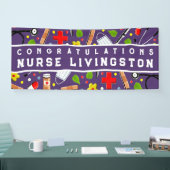 Infirmière École de soins infirmiers Bannière (Salon professionnel)