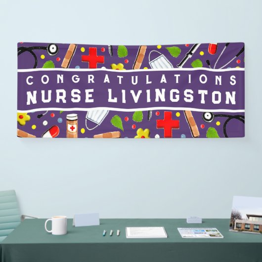 Infirmière École de soins infirmiers Bannière (Salon professionnel)