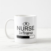 Infirmière en cours Mug café (Gauche)