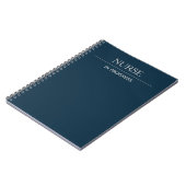 Infirmière en cours Simple Custom Deep Blue Carnet (Côté gauche)