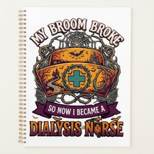 Infirmière en dialyse balai cassé Halloween Casque