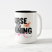 Infirmière En Formation Infirmière Étudiante Mug (Devant droit)