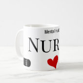 Infirmière en santé mentale Mug (Devant gauche)