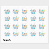 Infirmière En Scrubs Stickers (Feuille)