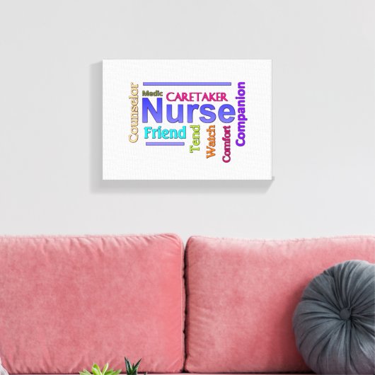 Infirmière en toile (Insitu(Salon))