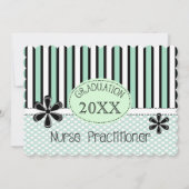 Infirmière et praticienne Invitations de diplômés (Devant)