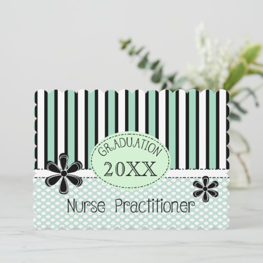Infirmière et praticienne Invitations de diplômés (Debout devant)