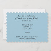 Infirmière et praticienne Invitations de diplômés  (Dos)