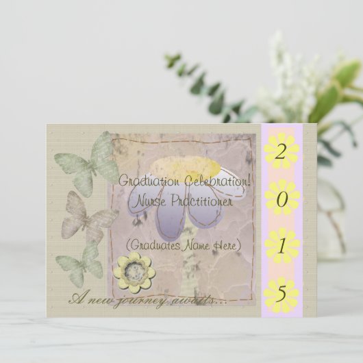 Infirmière et praticienne Invitations de diplômés (Debout devant)