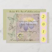 Infirmière et praticienne Invitations de diplômés  (Devant / Derrière)