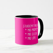 Infirmière étudiante - Pas d'argent Mug (Devant droit)