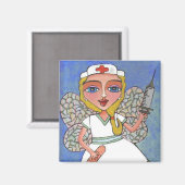 Infirmière Fairy - aimant (Recto/Verso)