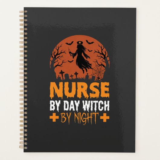 Infirmière Halloween de Jour Sorcière de Nuit (Devant)