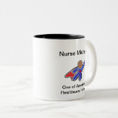 Infirmière Héros de la santé Mug (Devant droit)