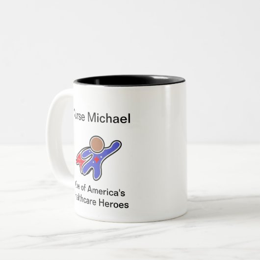 Infirmière Héros de la santé Mug (Devant gauche)