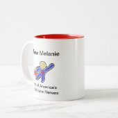 Infirmière Héros de la santé Mug (Devant gauche)
