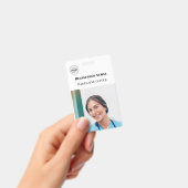 Infirmière ID photo Simple Logo Badge (Handheld)