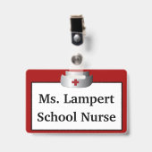 Infirmière Infirmière Badge (Avant avec clip)